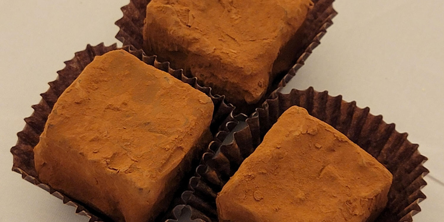 Dark Belgian Rolled in Cocoa Powder Dark Belgian Rolled in Cocoa Powder