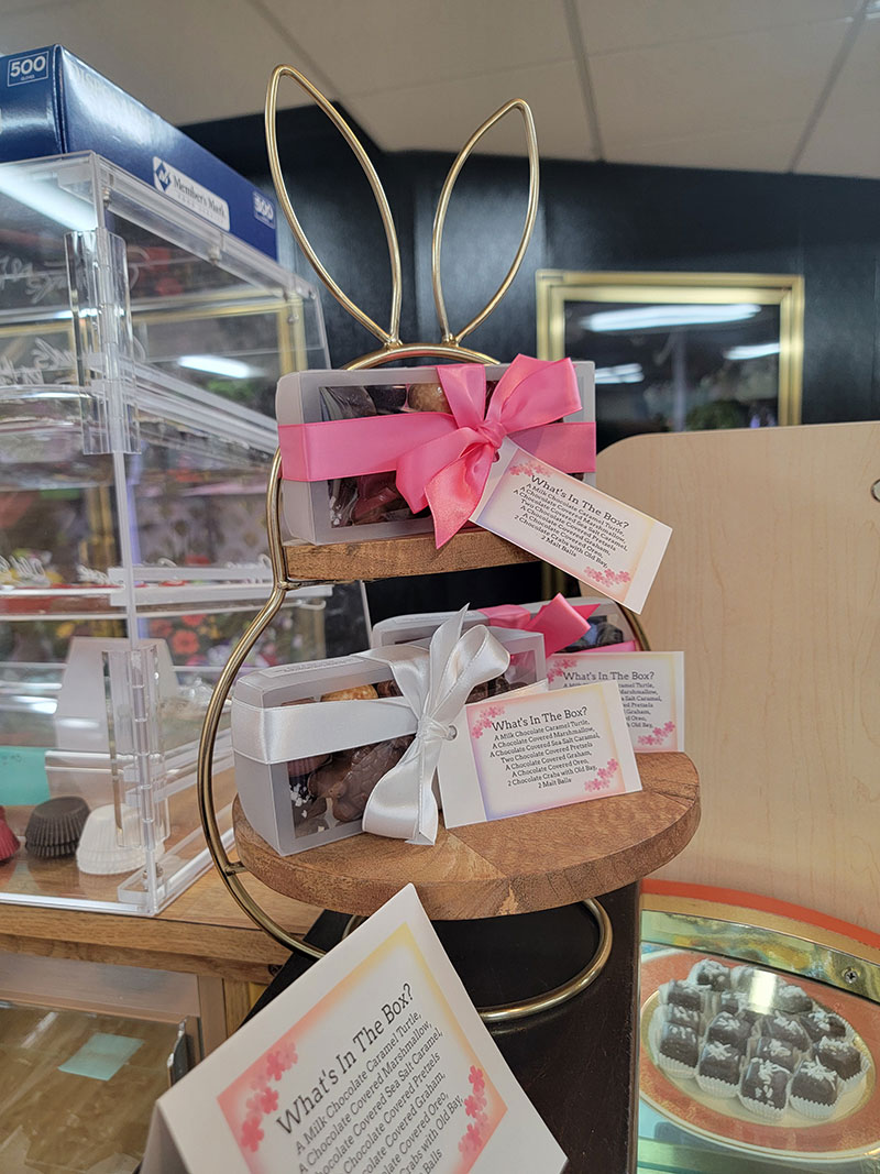 Inside Rainbow Florist in Laurel, MD