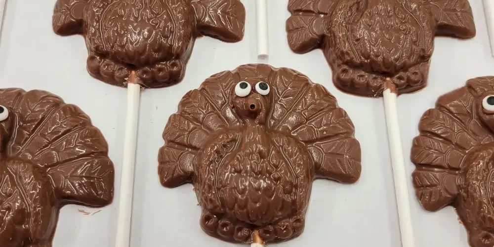 Milk Chocolate Turkey Lollis Milk Chocolate Turkey Lollis