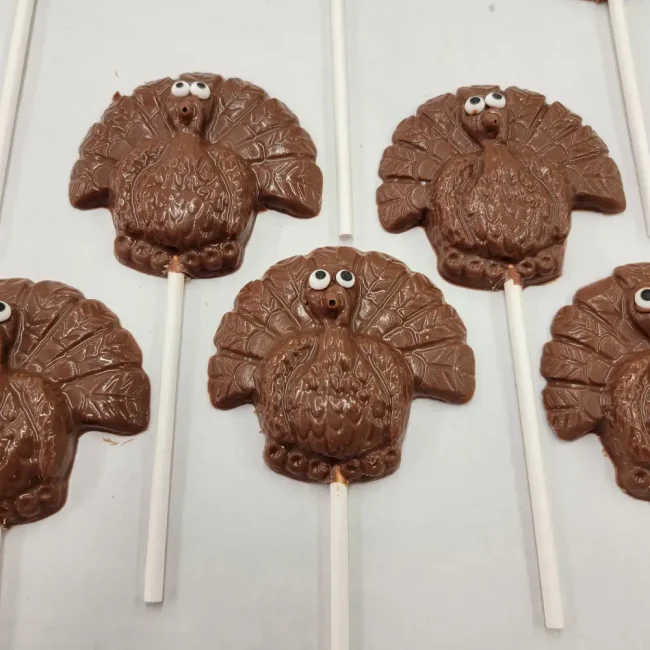 Milk Chocolate Turkey Lollis